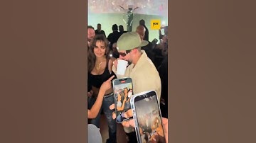 Thumbnail of Kendall Jenner, Kim Kardashian & Bad Bunny at Drake concert