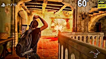 Ellie clears the Rattlers with Fire Arrows | The Last of Us 2 Remastered | PS5 (4K 60 FPS HDR)