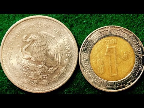 Old And New Mexico Peso Coins