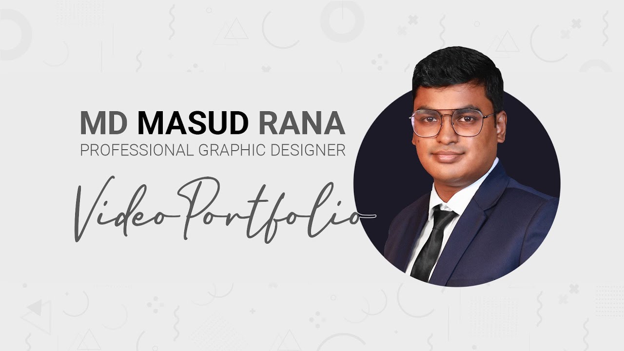 MD.MASUD RANA'S VIDEO PORTFOLIO 2023 - YouTube