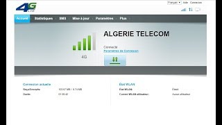 تغيير كلمة سر مودام اتصالات الجزائر 4GLTE+ تغيير كلمة سر الويفي