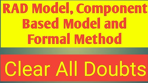RAD Model,Component Based Model/NTAUGCNET/Software Engineering/CompTechy