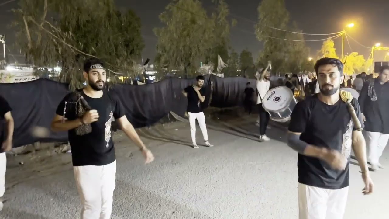 نزله موكب سفير الحسين في مقام العلويه شريفه ٢٠٢٣ التصوير عدنان الجيزاني