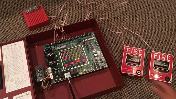 Unboxing and Startup of My New Fire Alarm Control Panel (Fire-Lite MS-4 Conventional Panel)