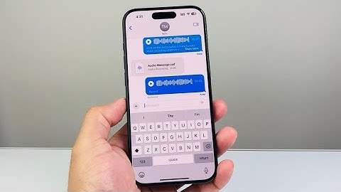 How to Send Voice Message on iPhone