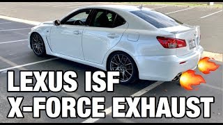 Lexus ISF XForce Exhaust Review