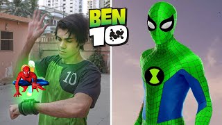 Ben 10 Transforming into Spider Man | Fan Made VFX Short Film