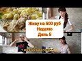 ЖИВУ НЕДЕЛЮ НА 500 РУБЛЕЙ . День 5 . Плюс мои обновки