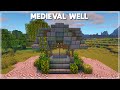 Minecraft: How to Build a Medieval Well [Tutorial] 2020