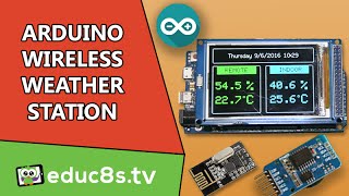 Arduino Project: Wireless Weather Station using Arduino Due, DHT22 sensor and NRF24L01+ modules!
