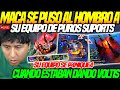 😲MACARIUS se PUSO al HOMBRO a SU TEAM de PUROS SUPORTS😲SE P4N1QUE4N cuando ESTABAN DANDO VOLTIS