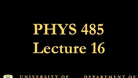 PHYS 485 Lecture 16: Casimir