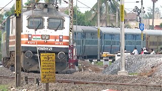 [ 10 IN 1 ] Fast Curving Trains | Special Trains | Santragachi - Wap4 + Vadodara -Wap5 & More