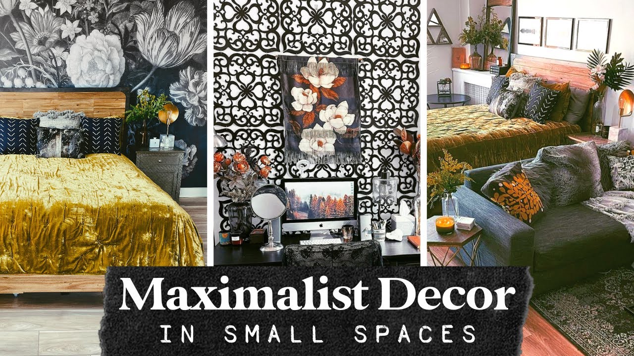 Maximalist Decor Tips for Your Small Apartment Bedroom | Tiny ...