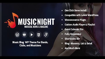 MusicNight Blog WordPress Theme | Themeforest Website Templates and Themes