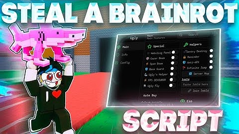 Steal a Brainrot SCRIPT Gui [INVISIBLE STEAL, NOCLIP, FLOAT, SPEED HEAVEN + ANTI KICK!] *NO KEY*