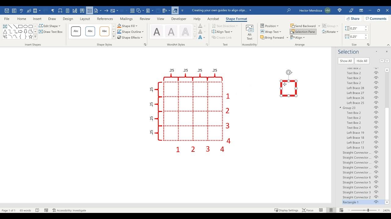 How to view gridlines in Microsoft Office 365 Word (MS Word) - YouTube