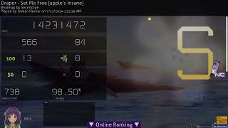 set me free 98.5% 443pp
