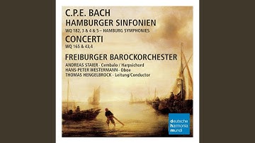 Symphony No. 4 in A Major, Wq 182 No. 4/H. 660: I. Allegro ma non troppo
