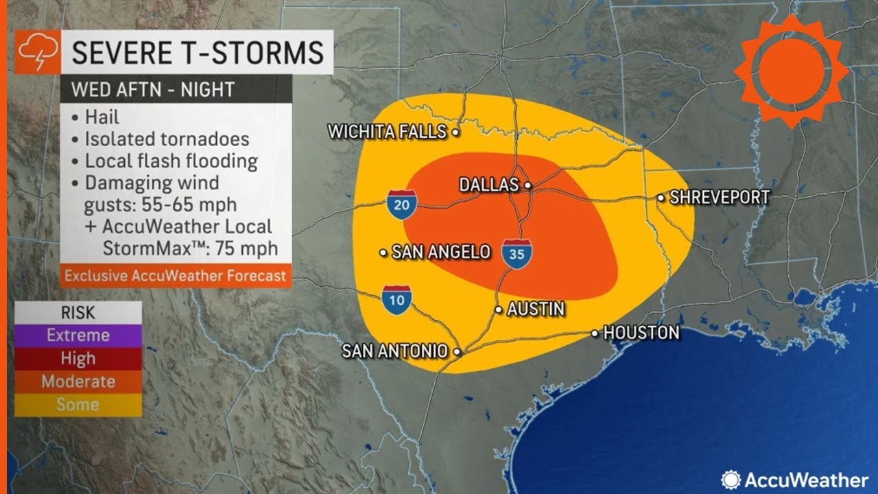 Multiday severe weather risk across southern Plains | AccuWeather