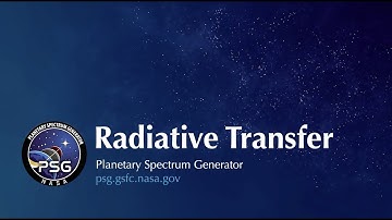 PSG - Radiative Transfer modeling