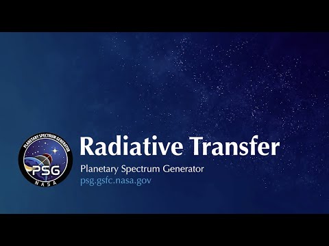 PSG - Radiative Transfer modeling