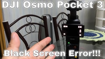 DJI Osmo Pocket 3 // Camera Not Working // Black Screen and Stuck with DJI Logo