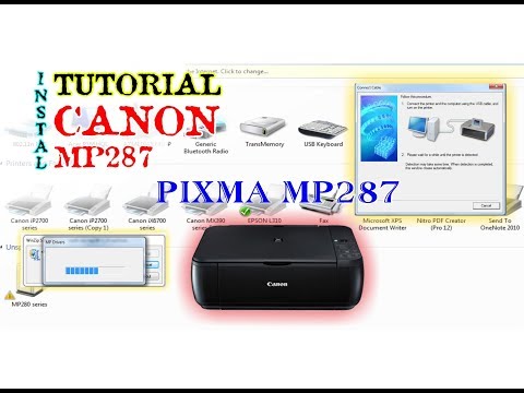 Cara Instal Driver Canon Mp287 Lengkap , Cara Download Driver Printer Canon Mp287 Mudah. 