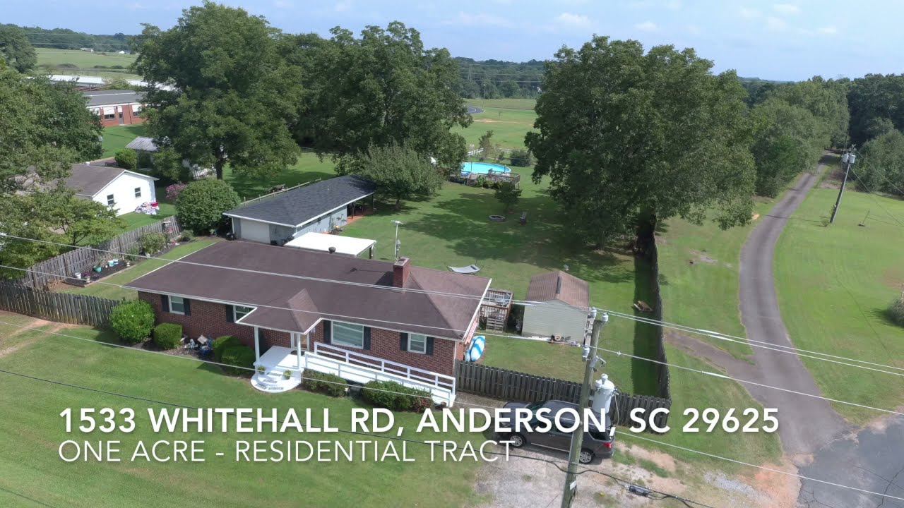 1533 Whitehall Rd, Anderson, SC 29625 YouTube