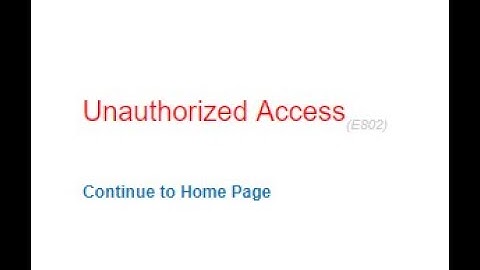 SBI clerk/junior associate/upsc exam/mts/ssc/ibps/po/clerk/exam 2020 unauthorized access E802 error