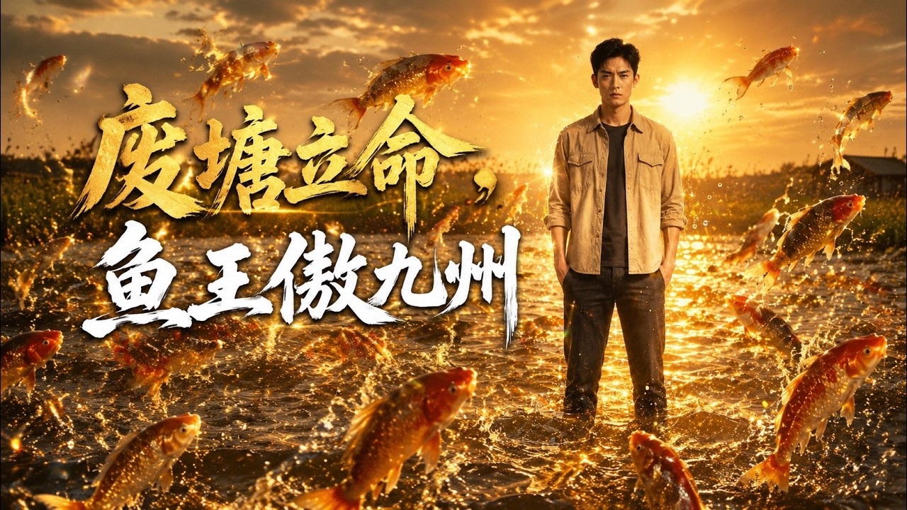 【全網熱劇】《废塘立命,鱼王傲九州》农大高材生被坑后,自研菌群改良臭水塘,三招碾压对手拿下千万合约!#AI短剧 #嘎嘎乐 #甜宠