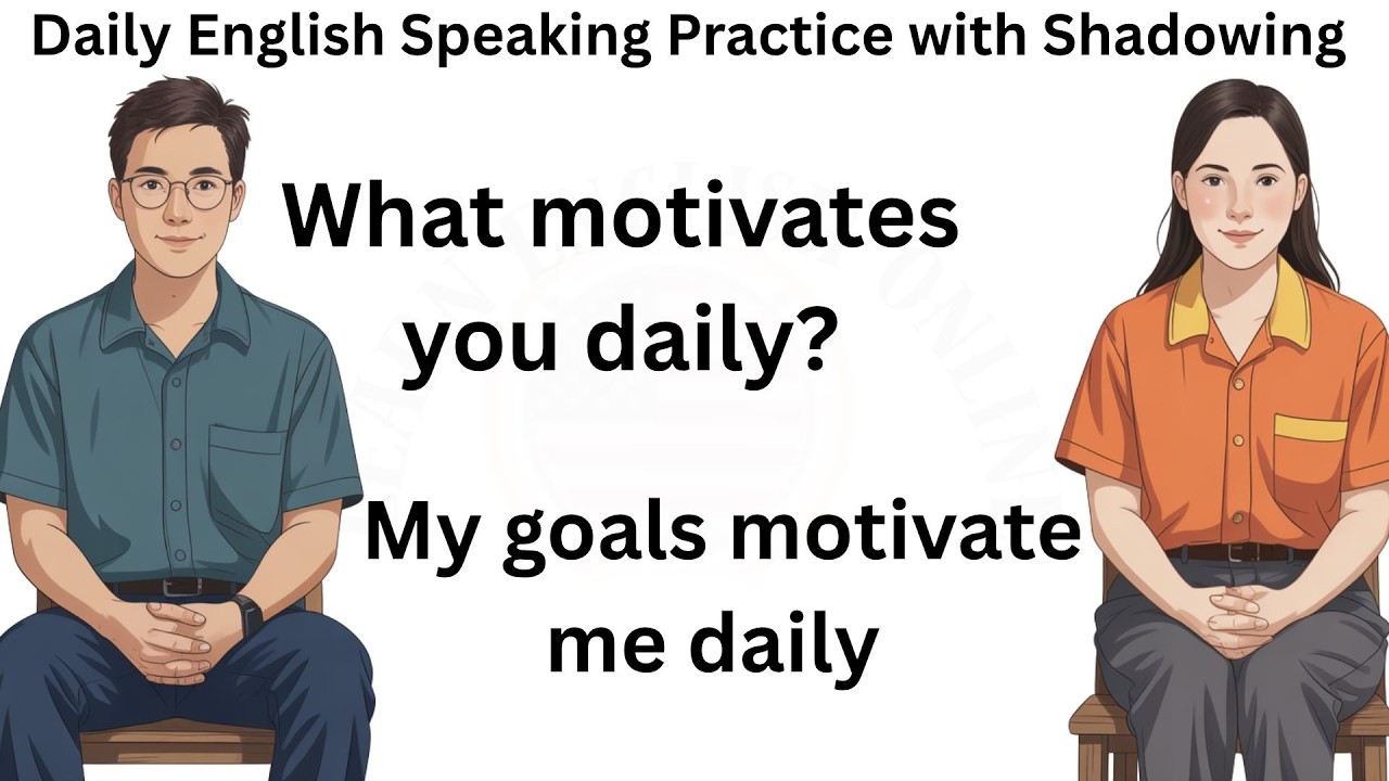 Daily English Speaking Practice with Shadowing | Easy Conversation ...