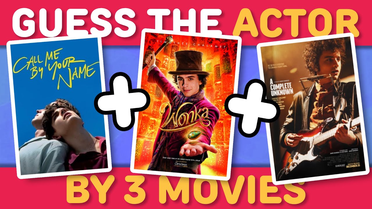3 MOVIES 1 ACTOR - GUESS THE ACTOR BY 3 OF THEIR MOVIES 🎬 🎞️ | Movie Quiz