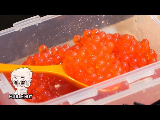 Popping Boba Ade / Busan Korea / Korean Street Food / 팝핑보바 에이드 / 부산 깡통야시장 길거리 음식