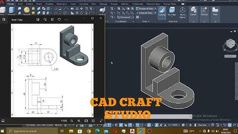 AutoCAD 3D Mechanical Practice Drawing | Beginner-Friendly Tutorial 