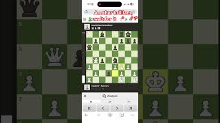 Amazing attacking brilliancy #chess #brilliantmove #gothamchess #mikhailtal 