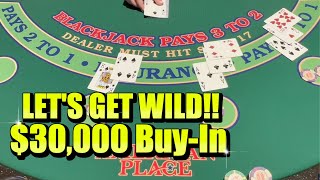 BLACKJACK! $30,000 Buy-In W/ $2,500/Hand!! Massive Table Win screenshot 5