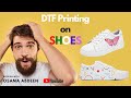 DTF printing on SHOES | WITH NORMAL COMBO HEATPRESS MACHINE |