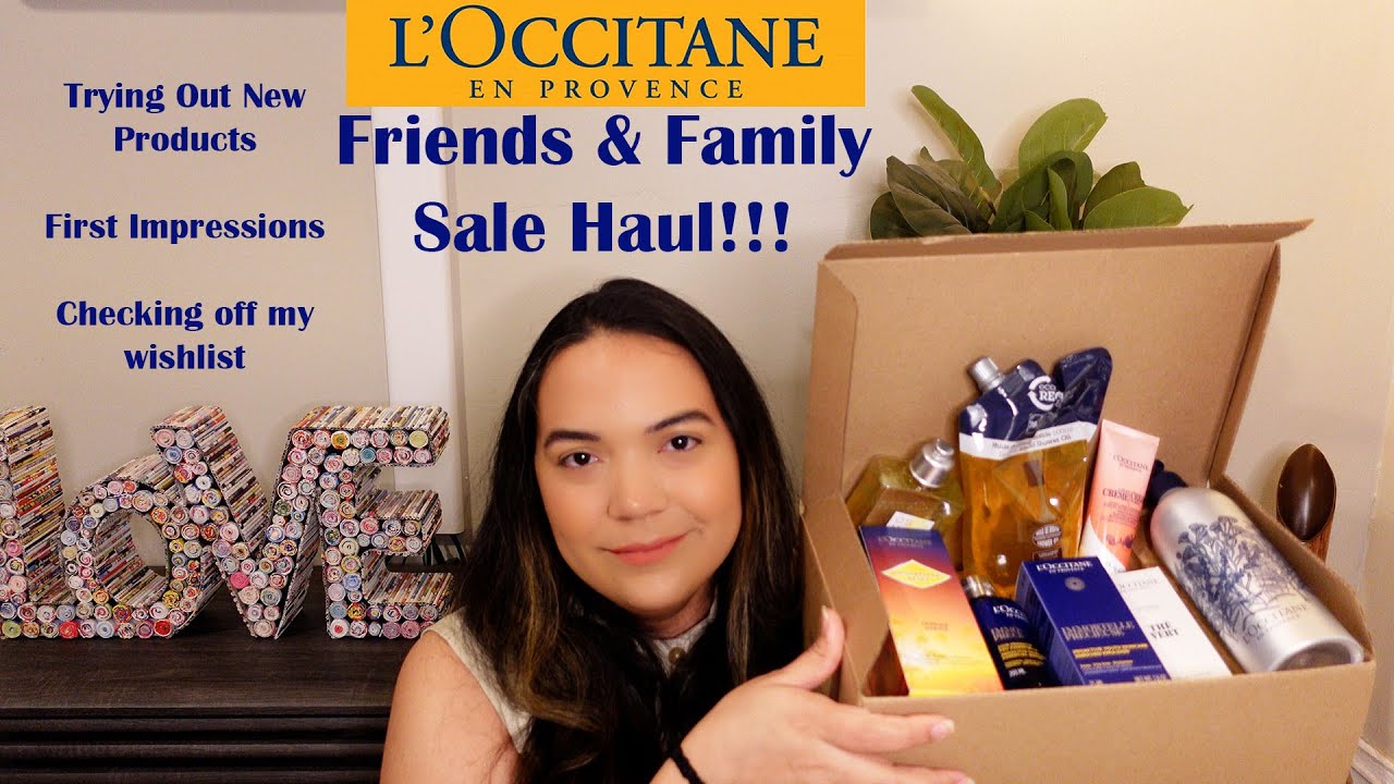 L'Occitane En Provence Friends & Family Sale Haul!!! YouTube