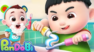 This Is the Way | Brush Teeth Song | Good Habits for Kids + Nursery Rhymes & Kids Songs - Pandobi