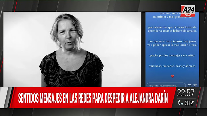 🔴EL ADIÓS A ALEJANDRA DARÍN: los mensajes de despedida de los famosos