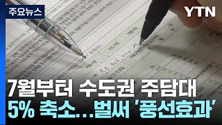 7월부터 수도권 주담대 5% 축소...벌써 '풍선효과' / YTN