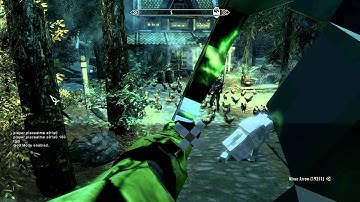 skyrim and minecraft with exploding chickens