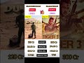 Tiger3vs🔥 danki vs salare 🔥movi box office collection #trendingshorts #youtubeshorts