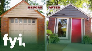 MUST SEE Garage to Chic Tiny Home Transformation  You Can't Turn That Into a House! (S1, E13) | FYI