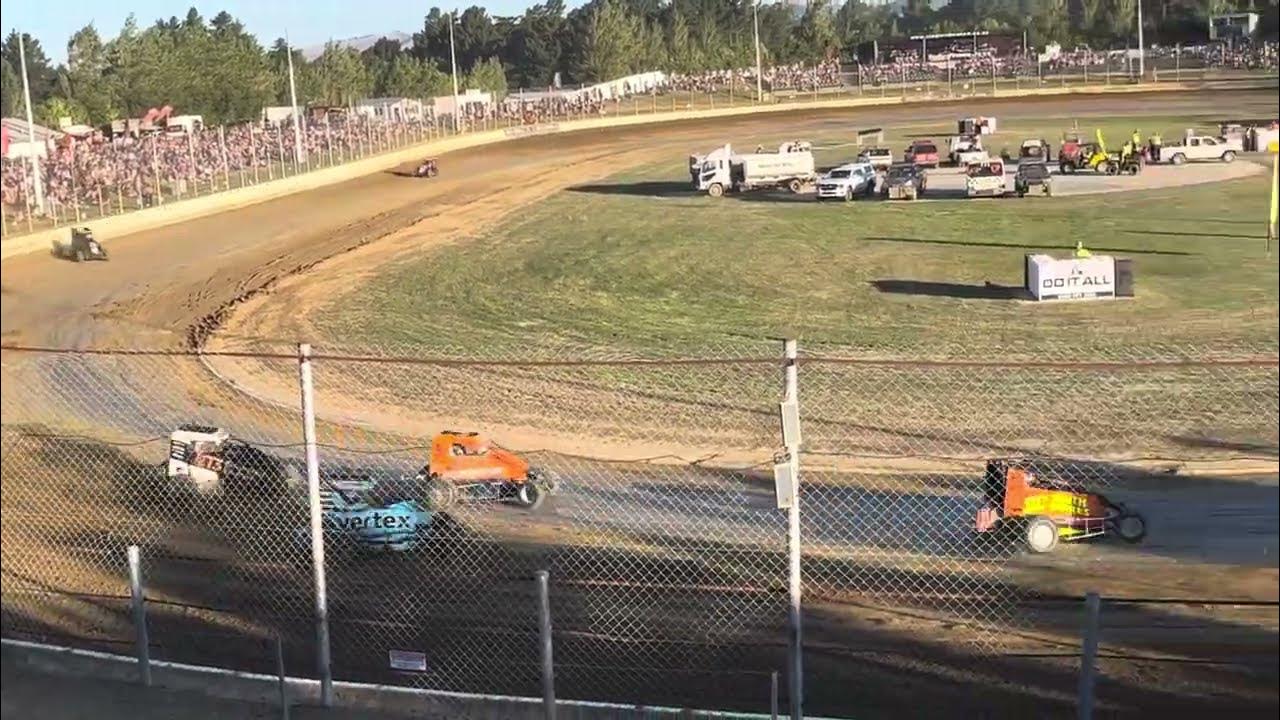 20/01/2024 Ruapuna Speedway Midget Race Heat 2 YouTube