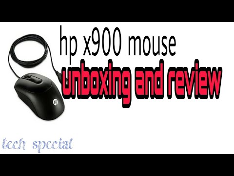 HP x900 mouse unboxing and review