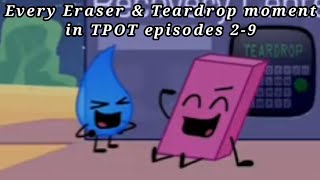 BFDI:TPOT: Every Eraser & Teardrop moment in TPOT (episodes 2-9)