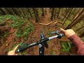 Shredding mountain bikes in squamish in november