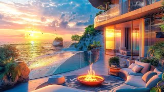 Luxury Villa Morning Bliss 🌴 Happy And Relaxing Jazz Music By The Seaside - Sweet Jazz Music